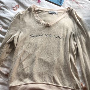 “Depresso needs espresso” sweatshirt